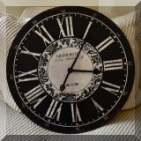DC01. Grand Hotel battery operated wall clock. 23.5”w